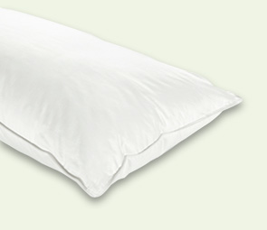 Pillows in 100% natural fibres